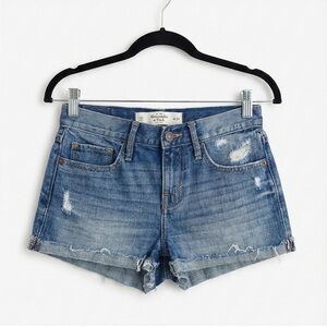 Abercrombie & Fitch Distressed Denim Shorts